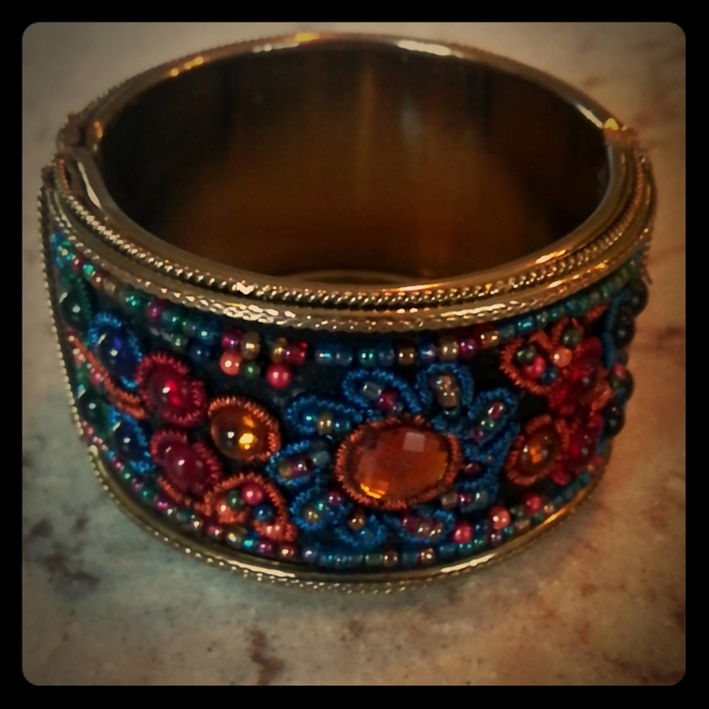 Beautiful Vintage Bollywood Bangle Cuff Bracelet